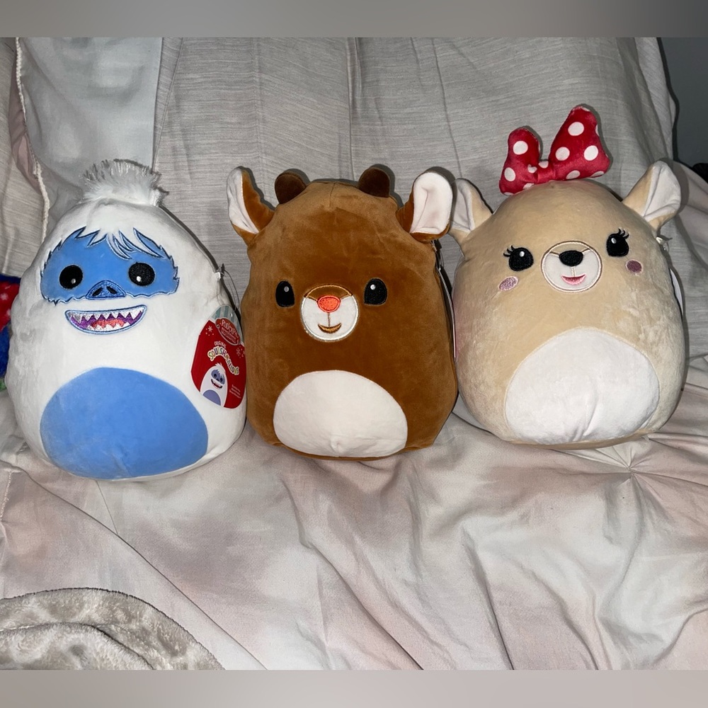 3 piece Christmas squishmallow set
